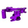 BEAXTURBO Racing Upgrade Parts CNC Aluminum7075 Servo Steering Bell Crank Assembly for TRAXXAS XRT1/6 8S (Purple) view 3