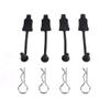 DUHWQ Flexible Rubber Body Clips Compatible with 1/12 1/14 1/16 RC Car Components(4PCS) view 2