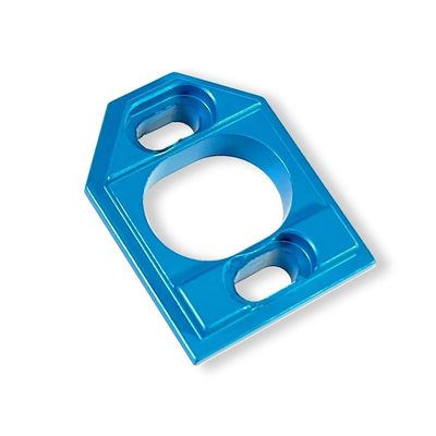 DUHWQ Adjustable Metal Bracket Compatible with Motor Fixed Seat Compatible with 1/14 14210 and 1/16 RC Car Upgrade Parts(Blue)