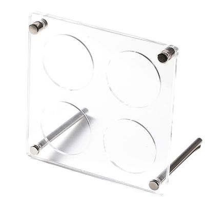 Bloepum Challenge-Coins Clear Acrylic Sealed Dust Proofing Display Collectible Display Frames Coin Collectors Veterans Present,B