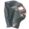 Latex Hood Open Eyes and Mouth Rubber Mask for Catsuit Cosplay Halloween (XXL) view 2
