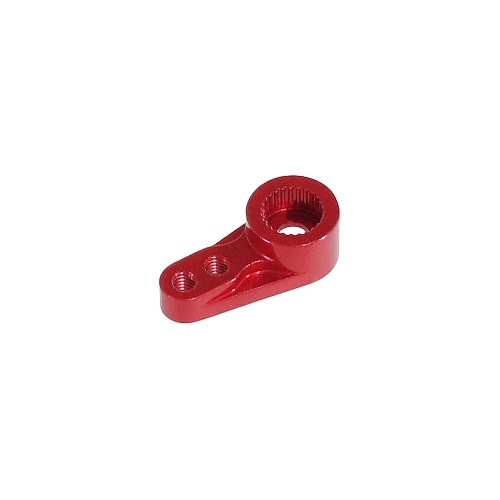 DUHWQ Metal Upgrade 25T Servo Arm Compatible with Compatibility with 1/14 and 1/16 RC Cars 14301 14302 14303 16207 16208 16209 16210 H16(RED)
