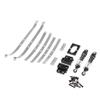 DUHWQ Compatible Metal Accessories Compatible with 1/12 RC Car Rear Axle Shock Absorber Spring Steel Plate Suitable Compatible with MN1/12 MN82 LC79(Black) view 1