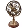 12 Inch Nautical Sphere Globe Engraved Brass Tabletop Armillary Globe Handmade. view 1