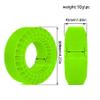 RC Upgrade Accessories for Traxxas for TRX4 for Axial for SCX10 Pro for Capra TF2 GEN8 1/10 1.9" Silicone Rubber Wheel Tires Insert Foam RC Crawler Car Accessories(Green) view 2
