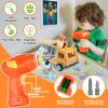 Aliex 38PCS Kids Wooden Truck Tool Set with Toy Drill for Toddlers Ages 3 4 5 6,Montessori STEM Educational Learning Construction Workbench Pretend Play Tool Kit,Birthday Sensory Gift for Boys Girls view 2