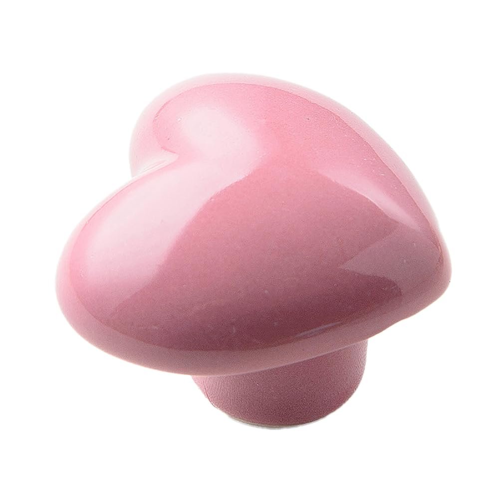 10Pcs/Sets Children's Room Handle Wardrobe Handle Simple Cabinet Door Handle Drawer Accessories Can Paste Ceramic Handle - (Color: Pink-A)