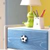 1/3/5Pcs Children Drawer Pulls Soft Dresser Knob Football Furniture Decor Handle - (Color: 1 item) view 3