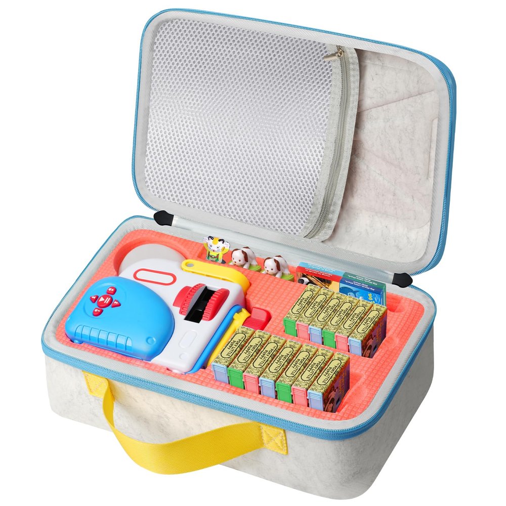 sarlar Detachable Bag Compatible with Little Tikes Story Dream Machine Books Starter SetKids Toys Storage Case for Little Tikes for Storybook, Audio Play, Character,with Handle and Shoulder Strap