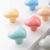 10Pcs/Sets Children's Room Handle Wardrobe Handle Simple Cabinet Door Handle Drawer Accessories Can Paste Ceramic Handle - (Color: Gray-A) view 4