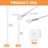10 Pack Adjustable TV Safety Straps, Stainless Steel Furniture Straps, No-Drill Adhesive Anti-Tip Furniture Anchors for Baby Proofing, Secure Flat Screens Fix to Wall,Cabinet,Dresser,Stand Or Desk view 3