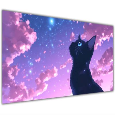 100x200cm Large Paint by Numbers Kit for Adults Starry Sky Paint by Numbers CatColored Oil Canvas Art Kit with Acrylic Pigment Brushes for Home Wall Decor Crafts Man Women Hobbies Girls Gifts KL-13