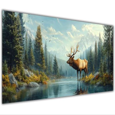 100x200cm Large Paint by Numbers Kit for Adults Landscape Paint by Numbers AnimalColored Oil Canvas Art Kit with Acrylic Pigment Brushes for Home Wall Decor Crafts Man Women Hobbies Girls Gifts KL-40