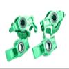 BeaxTurbo Racing Upgrade Parts CNC Aluminum 7075# Steering Blocks C-hub Rear Carrier for TRAXXAS XRT 1/6 (Green) view 4