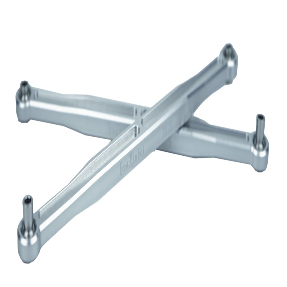 BeaxTurbo Racing Upgrade Parts CNC Aluminum#7075 Upgrade Toe Links for TRAXXAS XRT 1/6 (Silver)