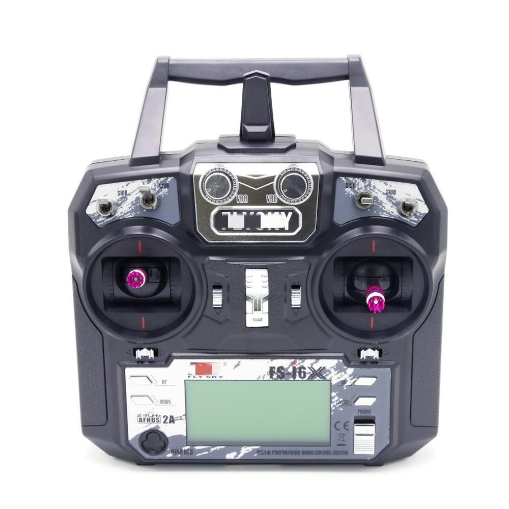 for for FS-i6X for FS i6X 10CH 2.4GHz for AFHDS 2A RC Trans with iA6B / iA10B Receiver for RC FPV Racing Drone Airplane(Mode2 i6Xand IA6B)
