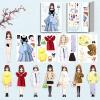 Sticker Activity Book Princess - Magnetic Princess Dress up Paper Doll Book, Princess Dress up Sticker Book, Princess Magnet Stickers Book, Magnetic Dress up Sticker Book for Girls Aged 3+ view 4