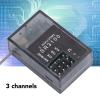 3 Channel SR3100 Receiver with Fastest Response, Compact Size, and DSM2 Technology, 2.4GHz 3 Channel Modulation for DX3R, DX5C view 2