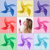 150 Pack Pinwheels for Kids, Fun Carnival Toys and DIY Party Favors, Outdoor Decor Wind Spinners for Yard and Garden, Light Green (150 PCS) view 2