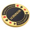 Vaguelly Metal Poker Game Card Accessories Collectible Souvenir for Poker Enthusiasts Unique Design for Hold Games Men view 1