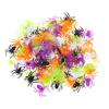 200pcs Halloween Fake Spiders Plastic Toys Realistic Prank Props for Halloween Party Supplies Portable Lightweight Decorations for Home Events view 1