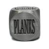 Clever Contraptions Workout Dice  Set of 2 Large Fitness Dice with Exercises and Reps for Home or Gym (Heat Purple to Pink) view 1
