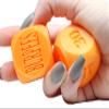 Clever Contraptions Workout Dice  Set of 2 Large Fitness Dice with Exercises and Reps for Home or Gym (Gray) view 4