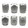 Clever Contraptions Workout Dice  Set of 2 Large Fitness Dice with Exercises and Reps for Home or Gym (Heat Ornge to Yellow) view 2