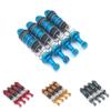 4 Piece Metal Shock Absorber Damper Compatible with 1/16 Scale RC Car Compatible with Upgrade Parts Model 16889 16889A 16890 16890A SG1601 SG1602 Accessories(Yellow) view 2