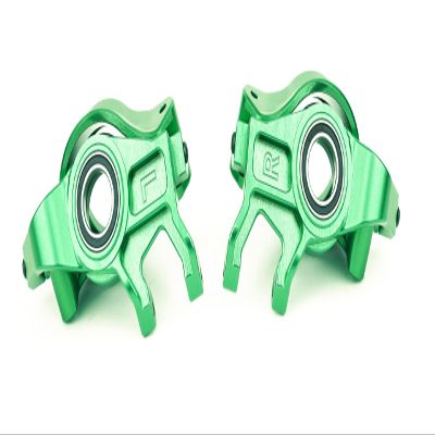 BeaxTurbo Racing Upgrade Parts CNC 7075#Aluminum Front Steering Blocks & C hub for TRAXXAS XRT 1/6 (Green)