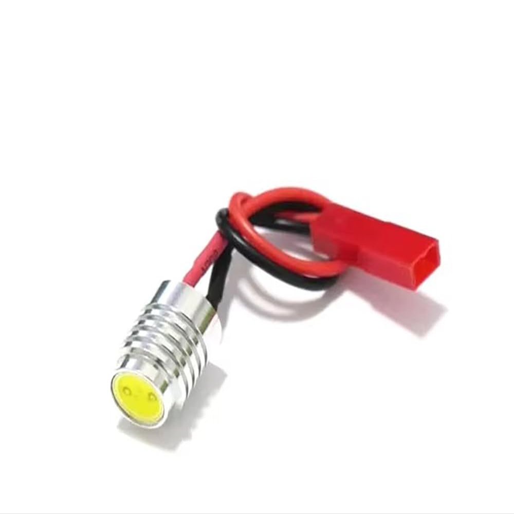 2 pcs 12V 1.5W Aluminum Alloy CNC LED Night Light Navigation Light for RC Drone (White)