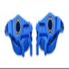 BeaxTurbo Racing Upgrade Parts CNC 7075#Aluminum Front Steering Blocks & C hub for TRAXXAS XRT 1/6 (Blue) view 1