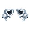 BeaxTurbo Racing Upgrade Parts CNC 7075#Aluminum Front Steering Blocks & C hub for TRAXXAS XRT 1/6 (Silver) view 1
