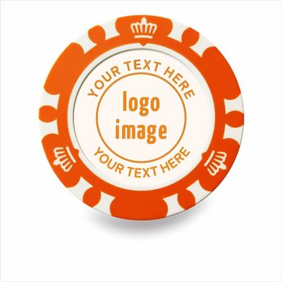 500 Pcs Custom Plastic Chips,Personalized Image or Text,Put Design on a Chip HD Printing,15 Colors Set for Bar Tokens,Corporate Publicity,Couples,Party (red)