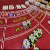 WonAway Casino Mini Baccarat Layout Mat, Professional Gaming Table Mat, Red, 5 Player Positions view 3