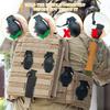 6pcs Toy-Hand Plastic Grenade for CS Battle Game, Fake Grenade Toys Tactical CS-Grenade Toy with 200 Foam Ammo for Age 14 Years Old and up, 4pcs Pull Ring Grenade Toys & 2 pcs Hand Grenades view 2