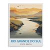 1000PcsVintage Travel Poster Rio Grande Do Sul State BrazilJigsaw Adult Decompression Game Puzzle Students Toy for Children Christmas Birthday Gifts50x70cm-A47 view 1