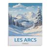 1000PcsLes Arcs France PosterJigsaw Adult Decompression Game Puzzle Students Toy for Children Christmas Birthday Gifts38x26cm-A87 view 1
