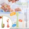 NFSVLB Baby Diaper Cream Spatula with Case-1 Large 2 Mini Butt Paste Spatula with 2 Travel Case-Soft Baby Butt spatula baby Diaper Cream Applicator-Diaper Rash spatula Bum Spatulas Brush view 2