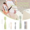 NFSVLB Baby Diaper Cream Spatula with Case-1 Large 2 Mini Butt Paste Spatula with 2 Travel Case-Soft Baby Butt spatula baby Diaper Cream Applicator-Diaper Rash spatula Bum Spatulas Brush view 4