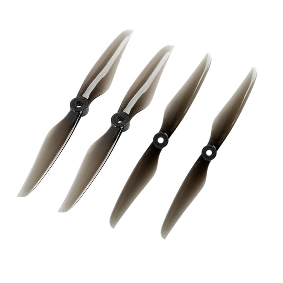 Ancalos Foxeer DALPROP Cyclone 7040 7inch Propeller 2-blade Props Paddle 5mm POPO German Bayer PC ForRC FPV Racing Drone Frame Kit - (Color: Crystal gray 24pcs)