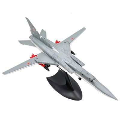 OQMAZO Die Cast Plane 1/144 Scale Tupolev Tu22 TU22M3 for Backfire Bomber Aircraft Metal Military Plane Toy Model Die-cast Planes Finished Metal Airplane