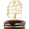 Gold Glitter On Your First Holy Communion Cake Topper, On Your Confirmation/Blessing Confirmation, Baptism Baby Shower Party Decorations Supplies view 1