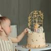 Gold Glitter On Your First Holy Communion Cake Topper, On Your Confirmation/Blessing Confirmation, Baptism Baby Shower Party Decorations Supplies view 3