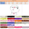 monbvxcerk atex Mask Rubber Hood with Double Blond Ponytail Wigs Beautiful Girl Headgear Club Cosplay (M) view 4