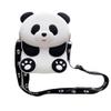 Panda Egg Tart Silicone Crossbody Bag  Cute, Playful Cartoon Purse for Kids and Adults, Adjustable Strap (Large) view 1