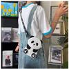 Panda Egg Tart Silicone Crossbody Bag  Cute, Playful Cartoon Purse for Kids and Adults, Adjustable Strap (Large) view 2