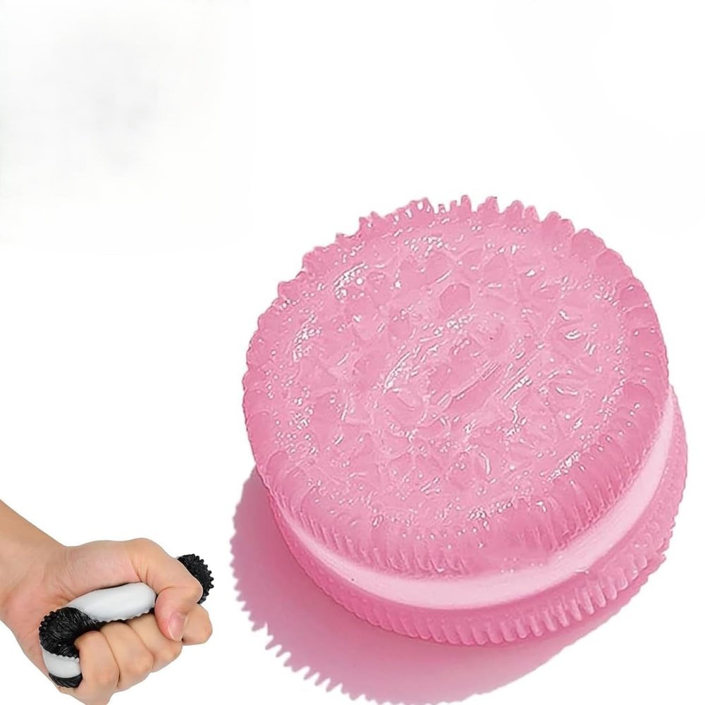 2025 New Pressure Relief Toys, Manual Silicone Pressure Relief Soft Toys, Suitable for Pressure , Super Soft Pressure Relief Exhaust .(Pink)