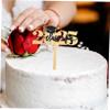 KOMBIUDA 6pcs Acrylic Graduation Cake Toppers Design Congrats Decorations for Parties and Celebrations Safe and Reusable Cupcake Decor for Graduation Events view 4