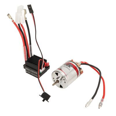 540 Brushed Motor, Low Heat 320A Brushed ESC Set, Efficient Conversion Brushed Motor ESC Replacement for RC Car (12T)